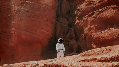 Astronaut on Mars, The Red Planet